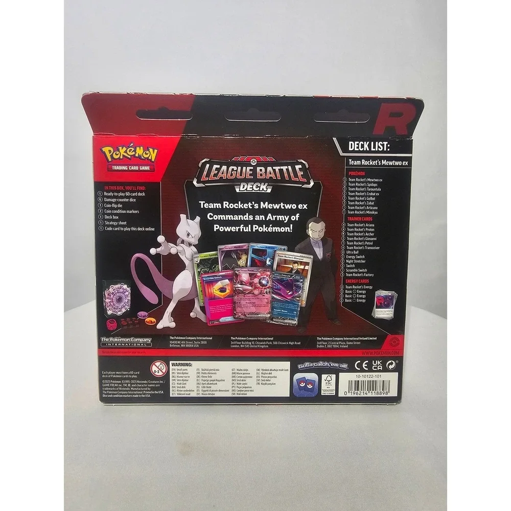 League Battle Deck - Team Rocket's Mewtwo (Pink/Black)